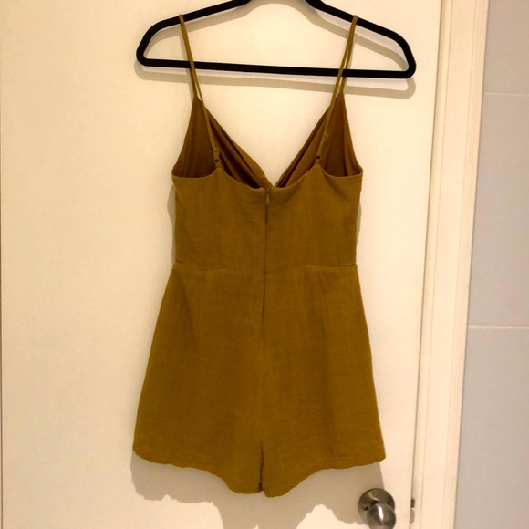 Dynamite mustard yellow romper - Picture 2 of 8